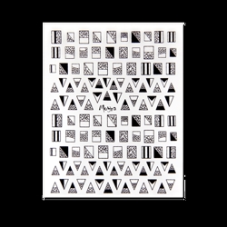 Moyra Nail Stickers No. 01, Hvid